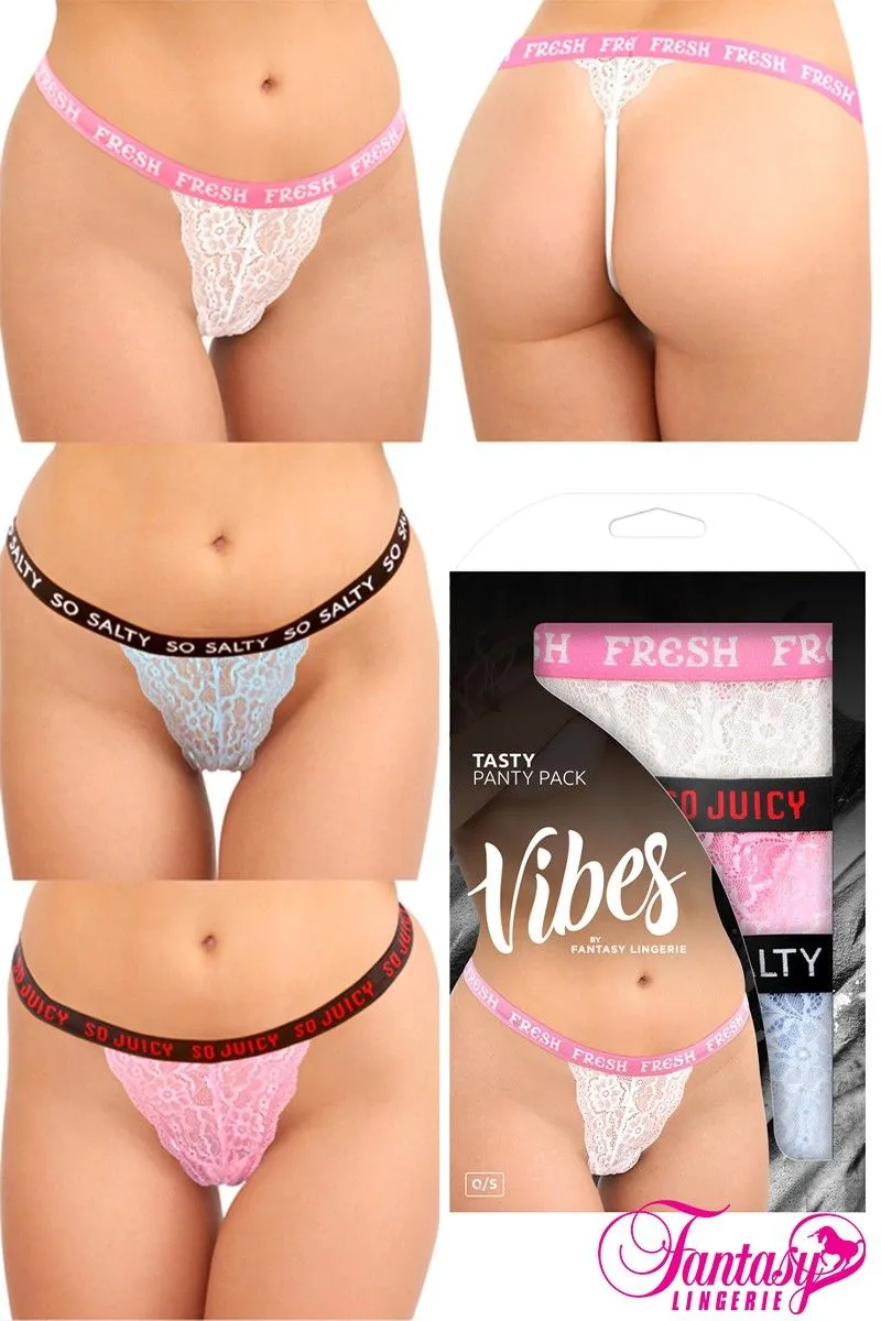 3Pcs. Tasty Panty Pack