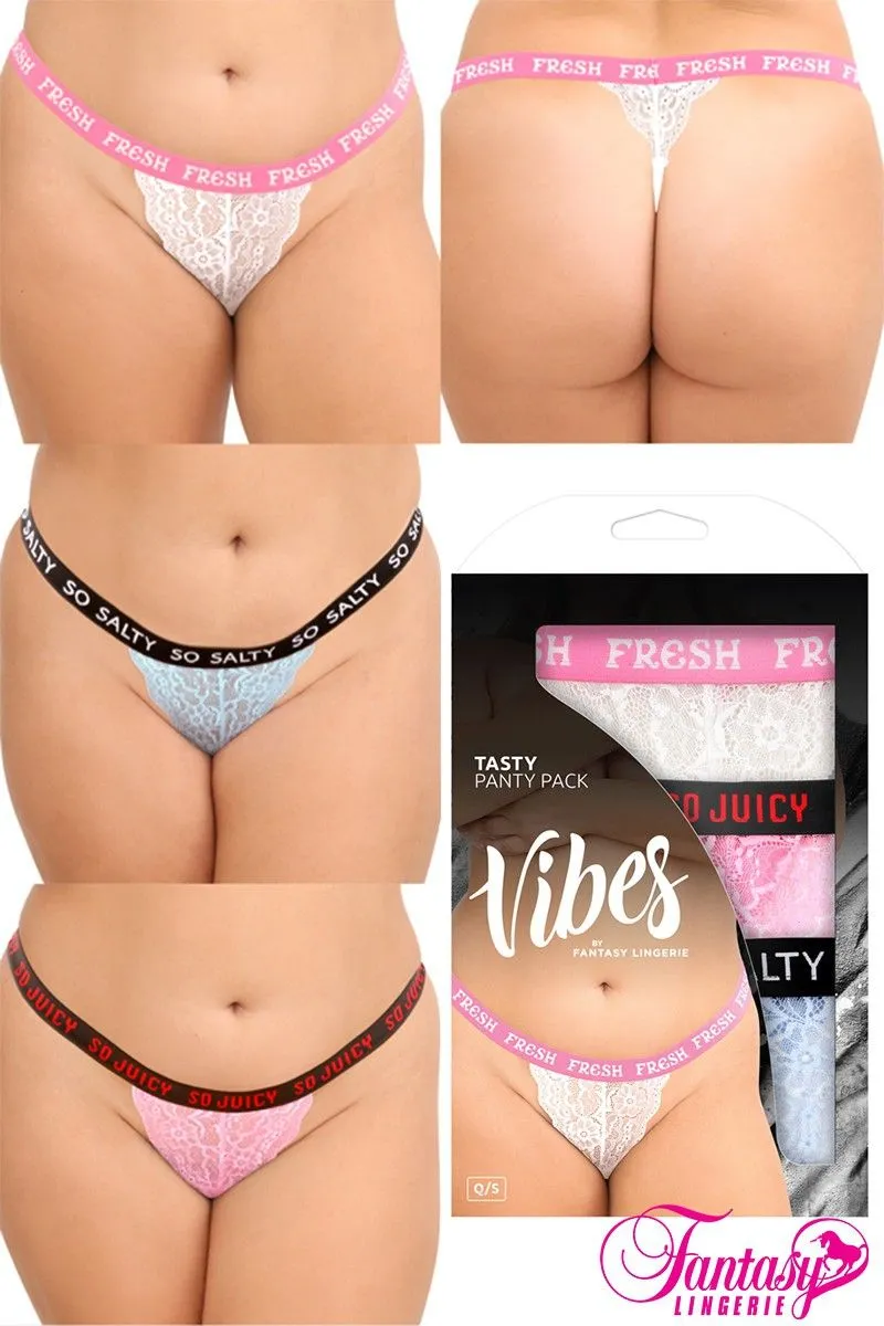 3Pcs. Tasty Panty Pack