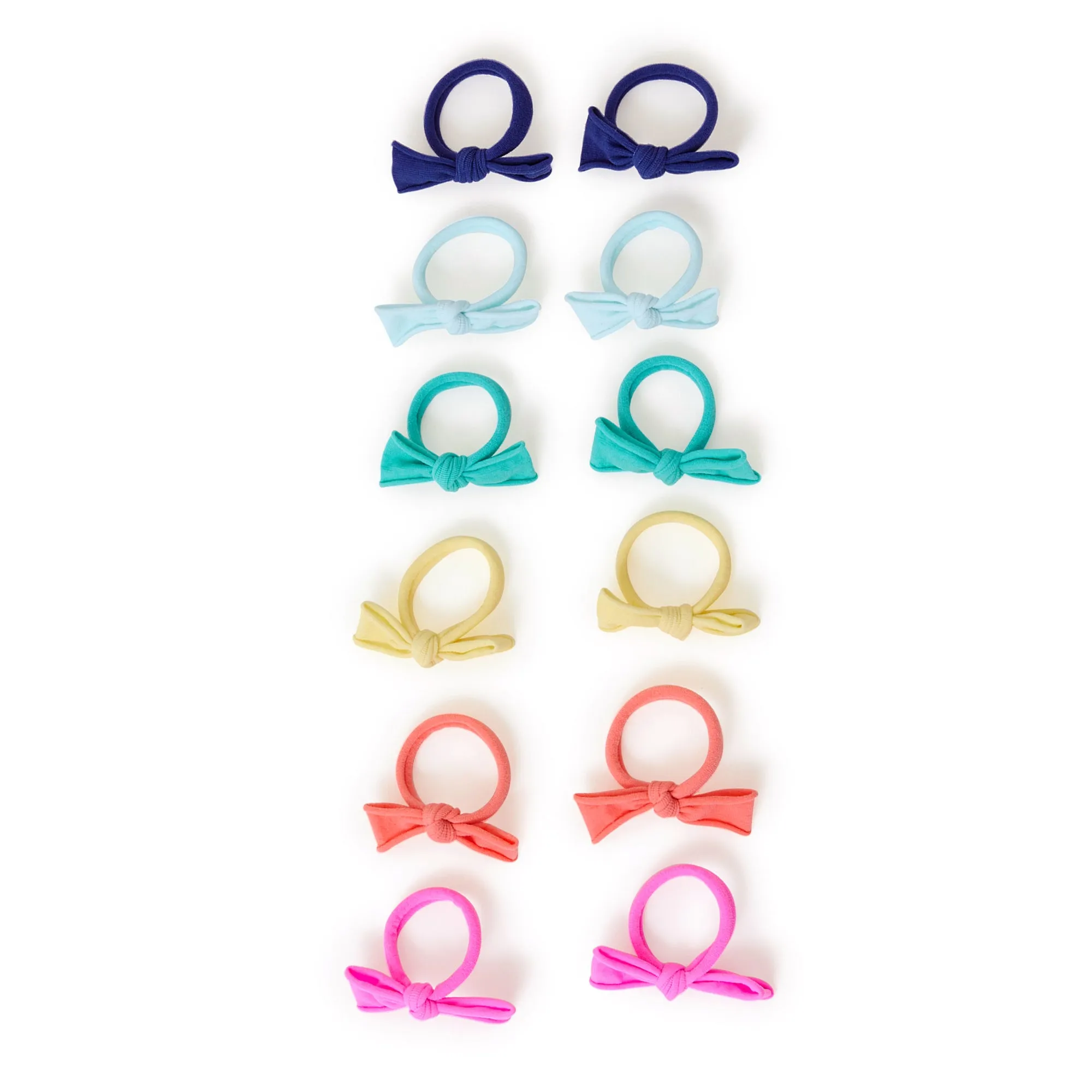 Accessorize London Girl's Mini Tie Hair Band 12 Pack