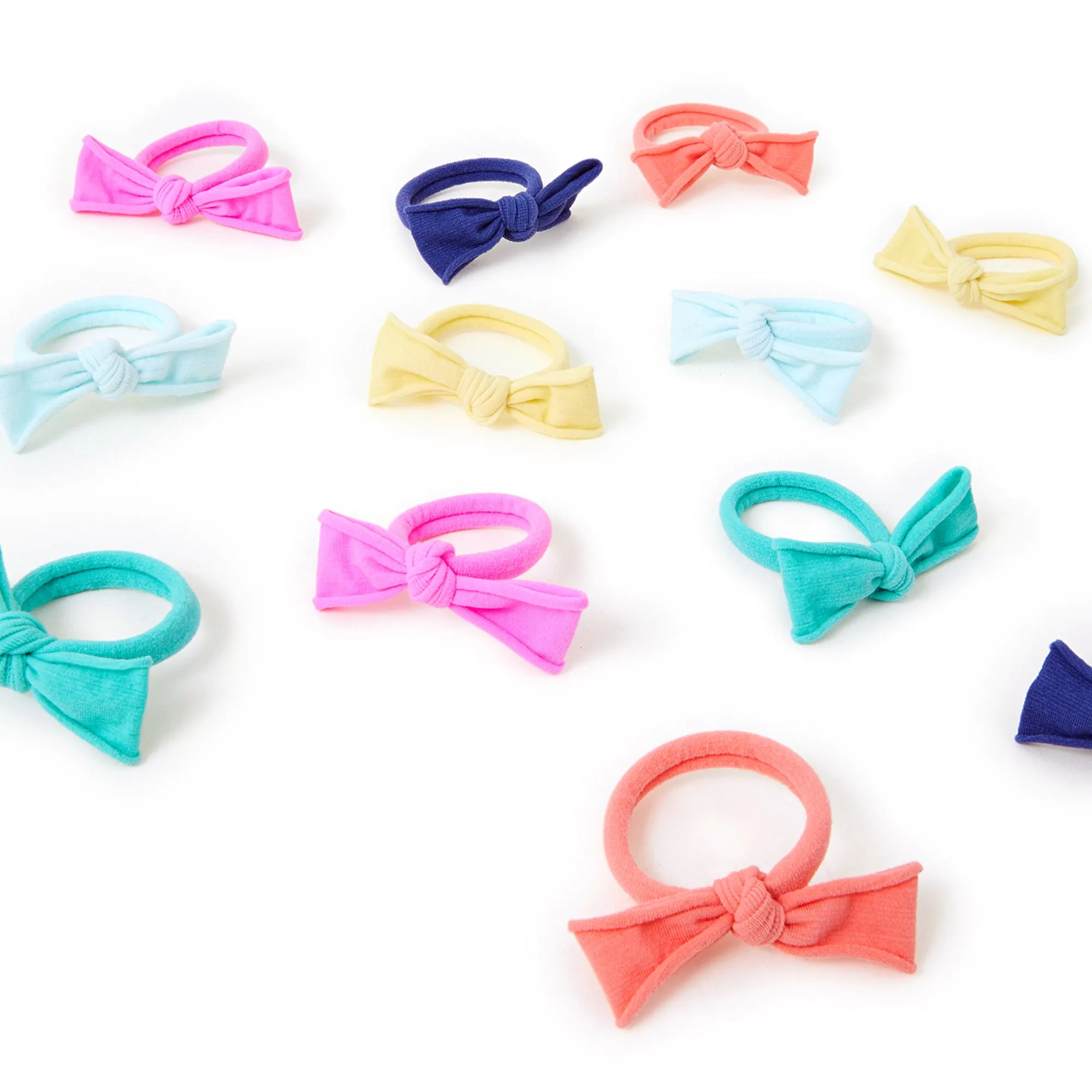 Accessorize London Girl's Mini Tie Hair Band 12 Pack