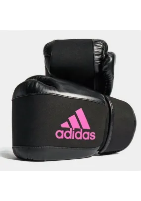 Adidas Unisex Washable Boxing Glove <BR> ADIHBWG01 BLACK/PINK