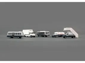 Airport Service Vehicles Set of 5 pieces Gemini 200 Series Diecast Models by GeminiJets