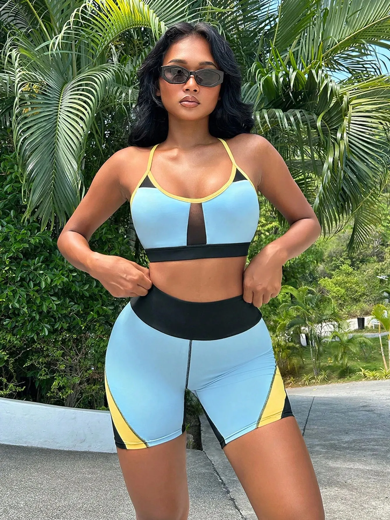 Aiyana Colorblock Sports Set