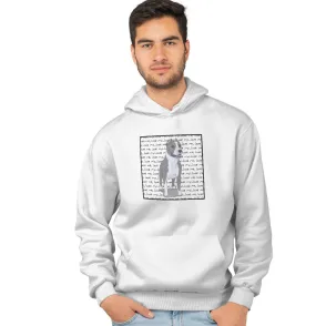 American Staffordshire Terrier Love Text - Adult Unisex Hoodie Sweatshirt