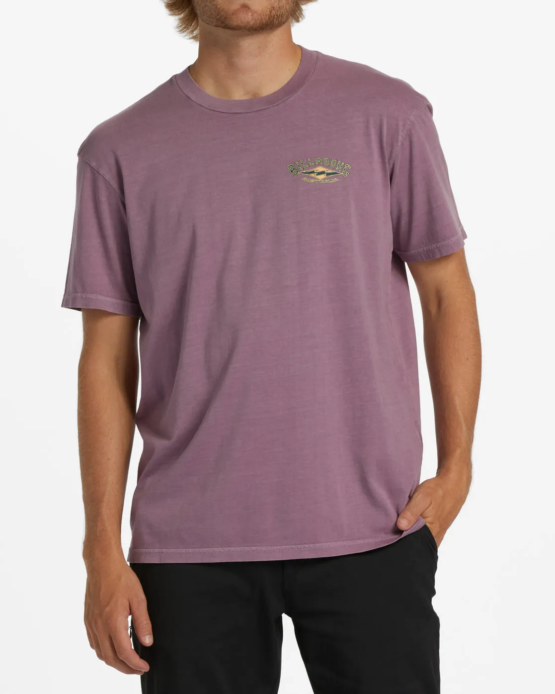 Arch OG Short Sleeve Wave Washed T-Shirt - Washed Wine