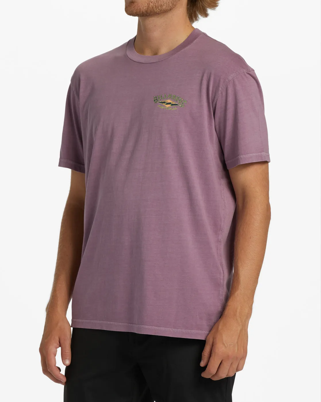 Arch OG Short Sleeve Wave Washed T-Shirt - Washed Wine