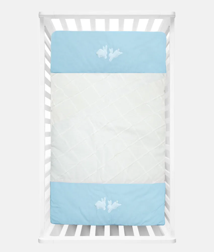 Baby Comforter Quilt  – Blue Rabbit Theme