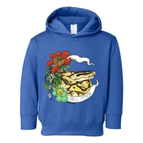 Ball Python Banner Toddler Pullover Hoodie