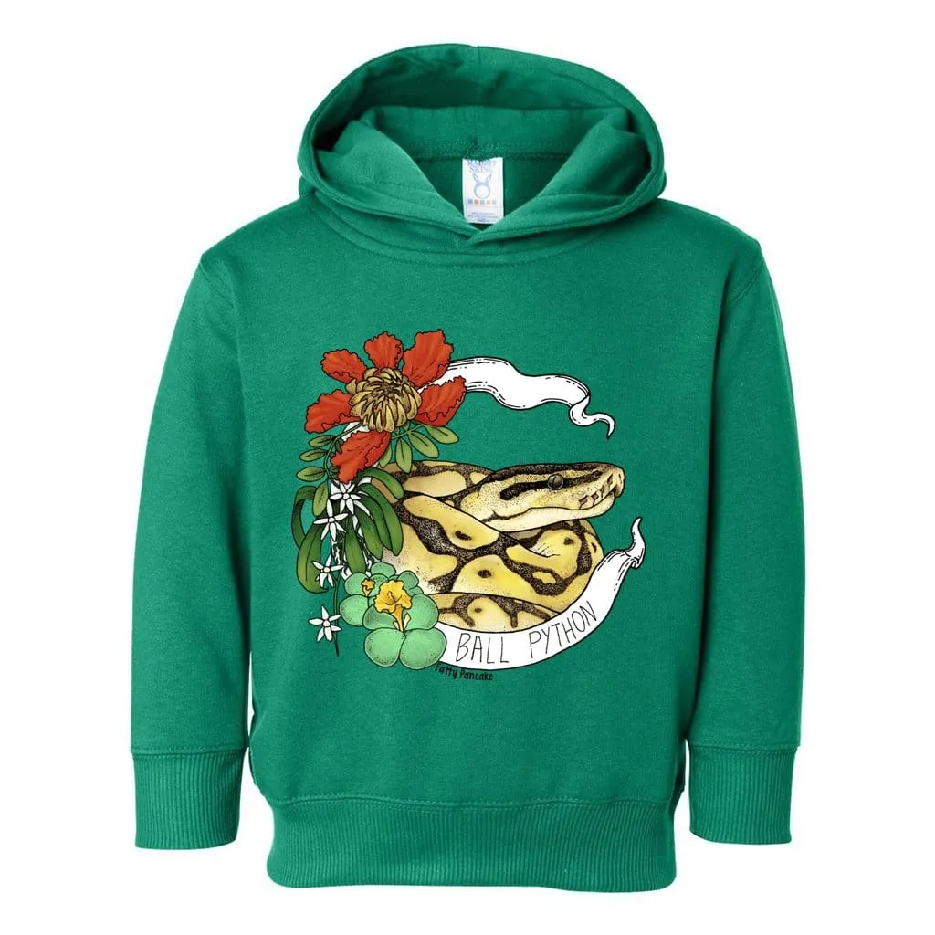 Ball Python Banner Toddler Pullover Hoodie