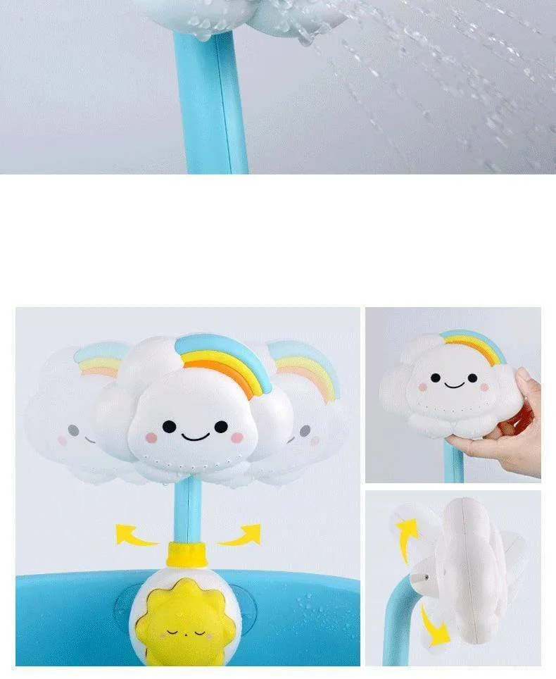 Bath Toys for Kids Baby Water Game Clouds Model Faucet Shower Water Spray Toy For Children Squirting Sprinkler Bathroom Baby Toy