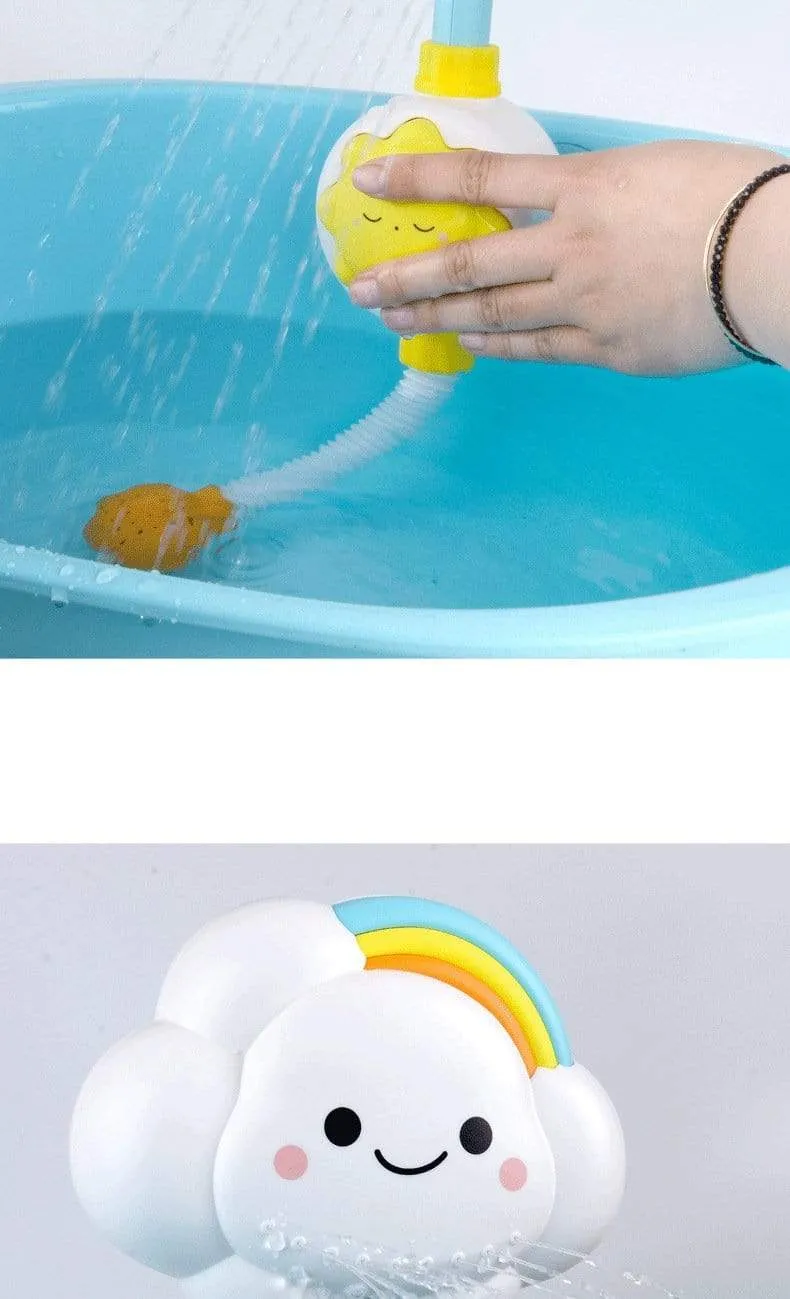 Bath Toys for Kids Baby Water Game Clouds Model Faucet Shower Water Spray Toy For Children Squirting Sprinkler Bathroom Baby Toy