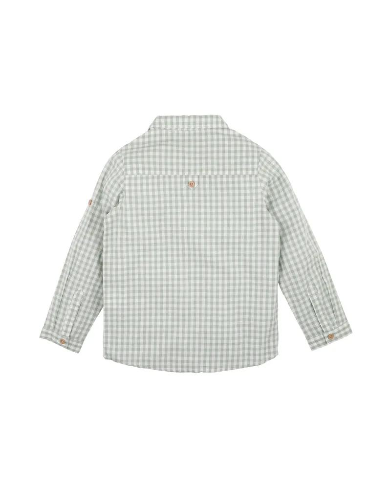 Bebe Jude Gingham Shirt - Fern Check