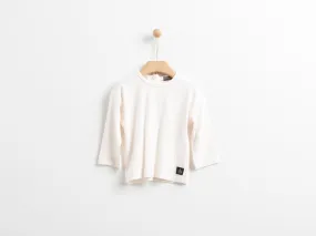 BEIGE LONG SLEEVE T-SHIRT