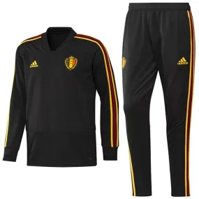 Belgium Technical Hybrid Sweat Soccer Tracksuit 2018/19 - Adidas