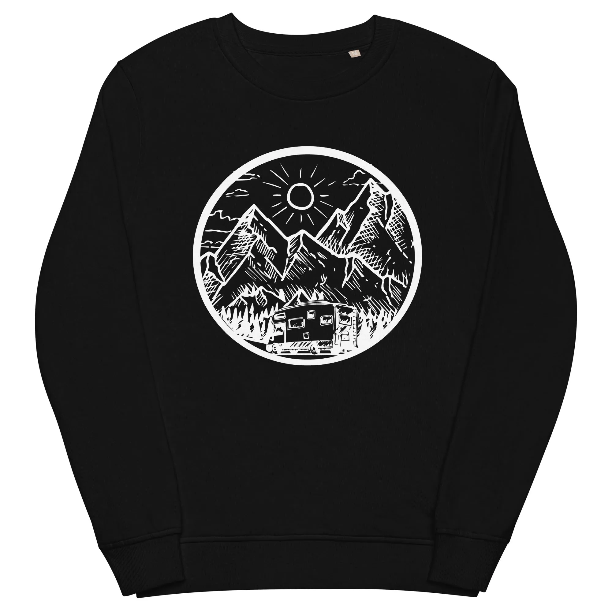 Berge - Camping Van - (12) - Unisex Premium Organic Sweatshirt