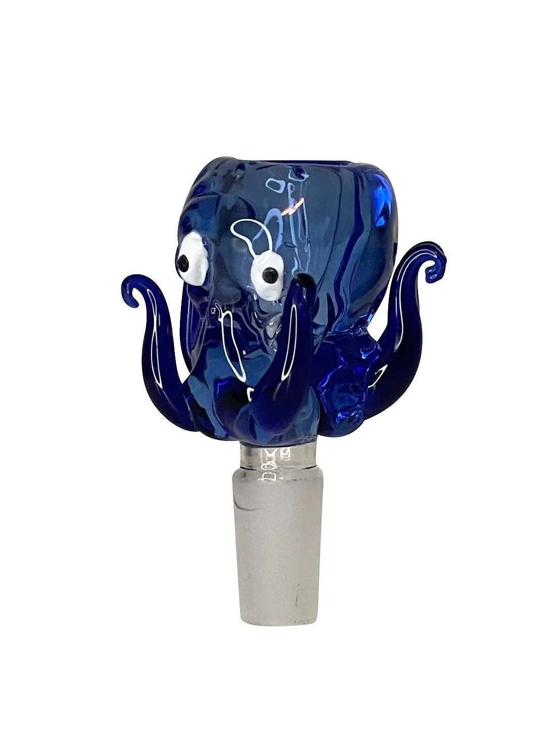 Blue Octopus Glass Bong Bowl