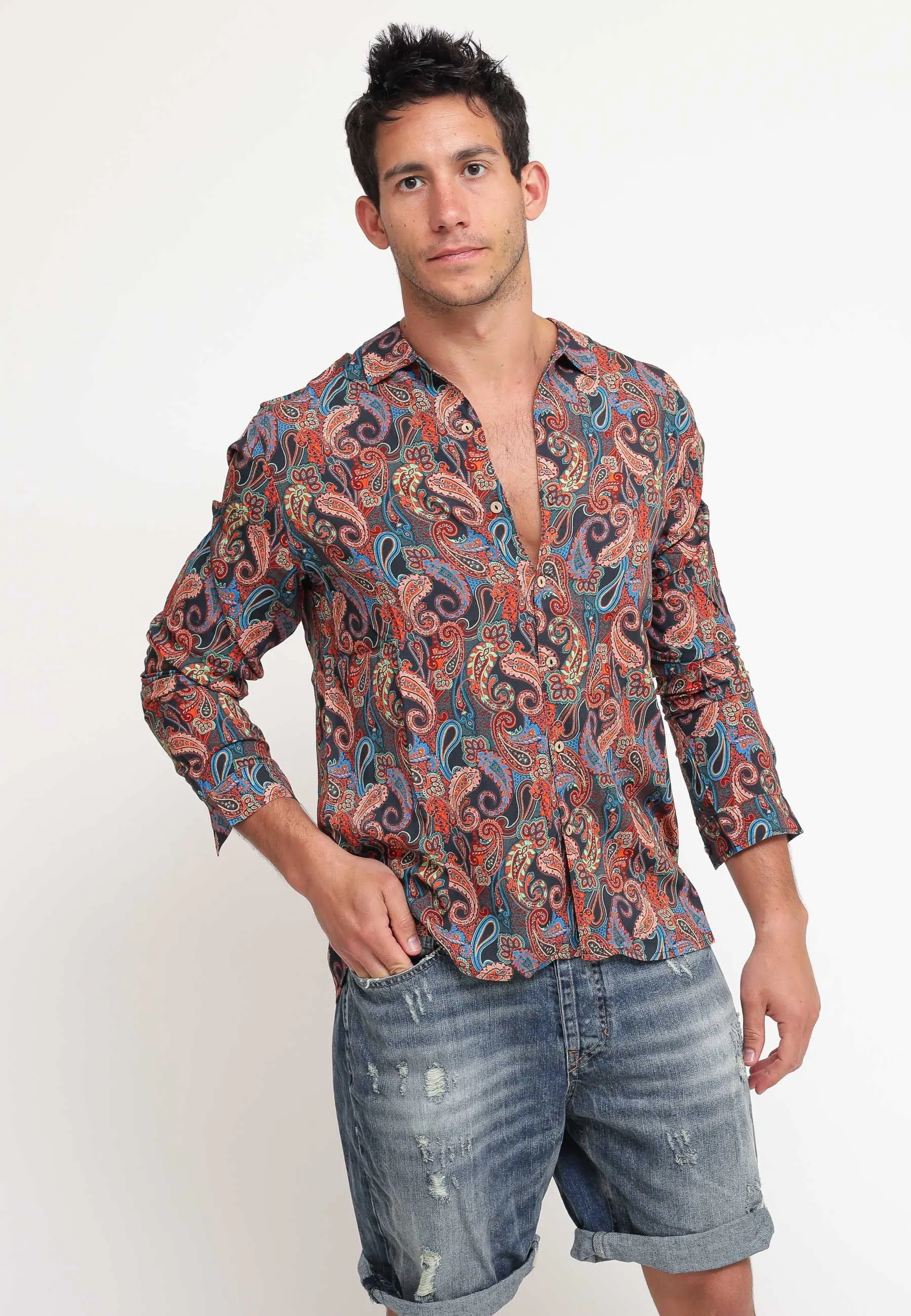 Bowling Shirt Long Sleeve Persia