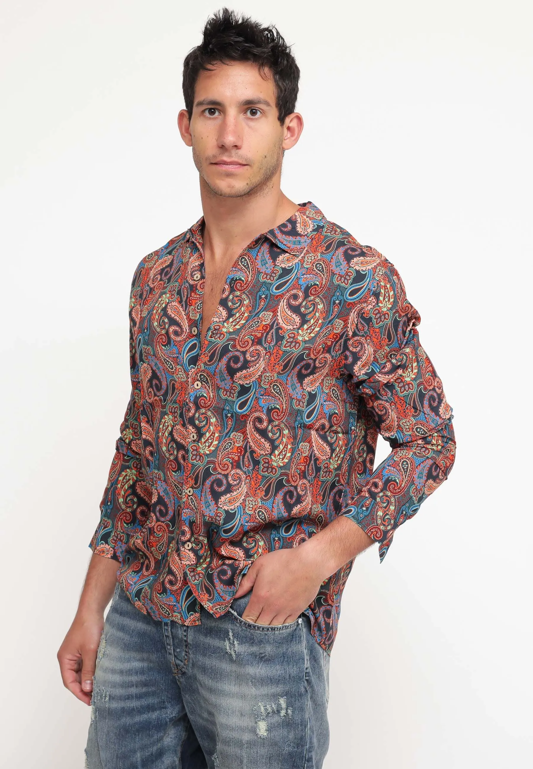 Bowling Shirt Long Sleeve Persia