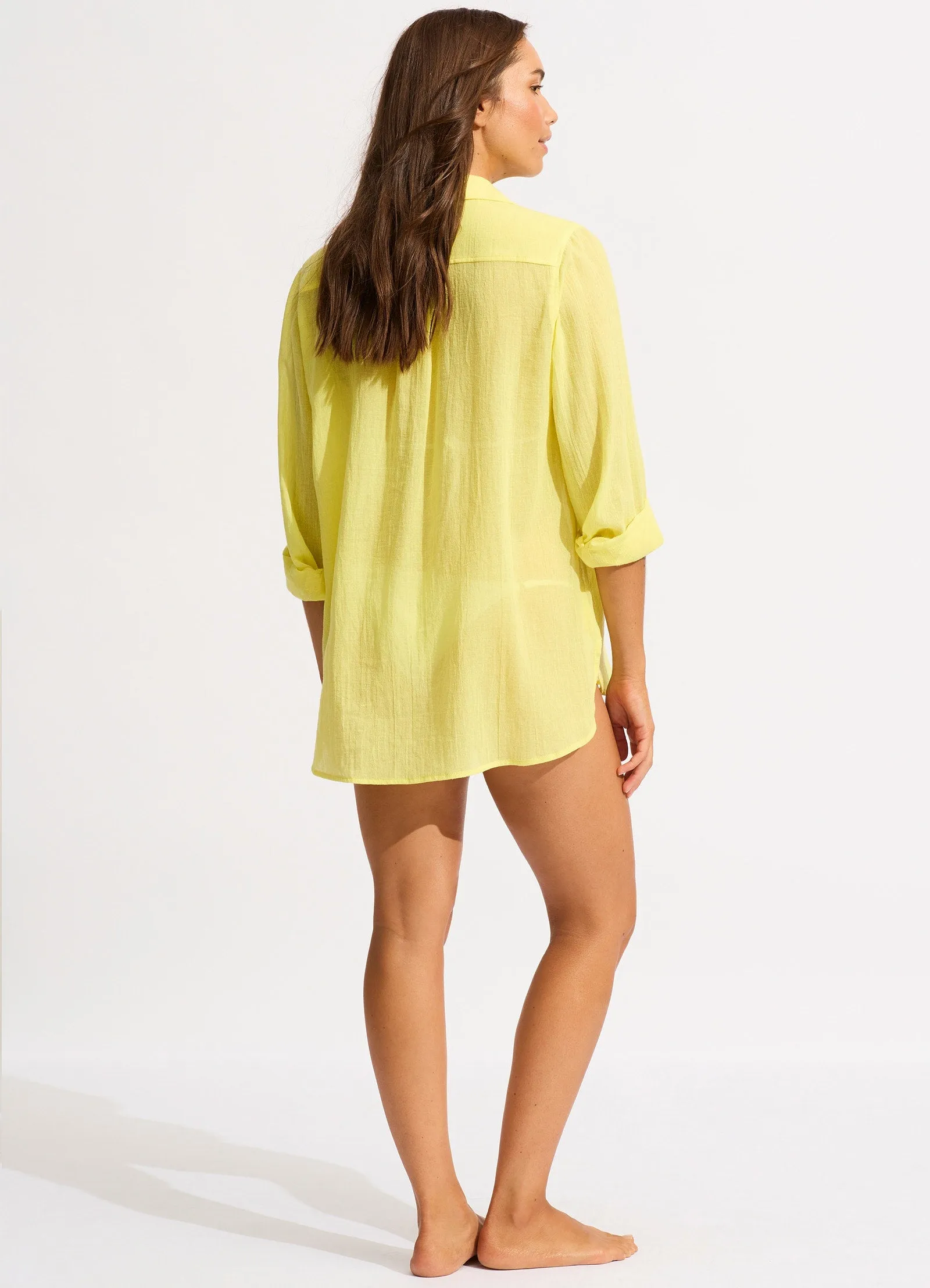 Breeze Beach Shirt - Lime Light