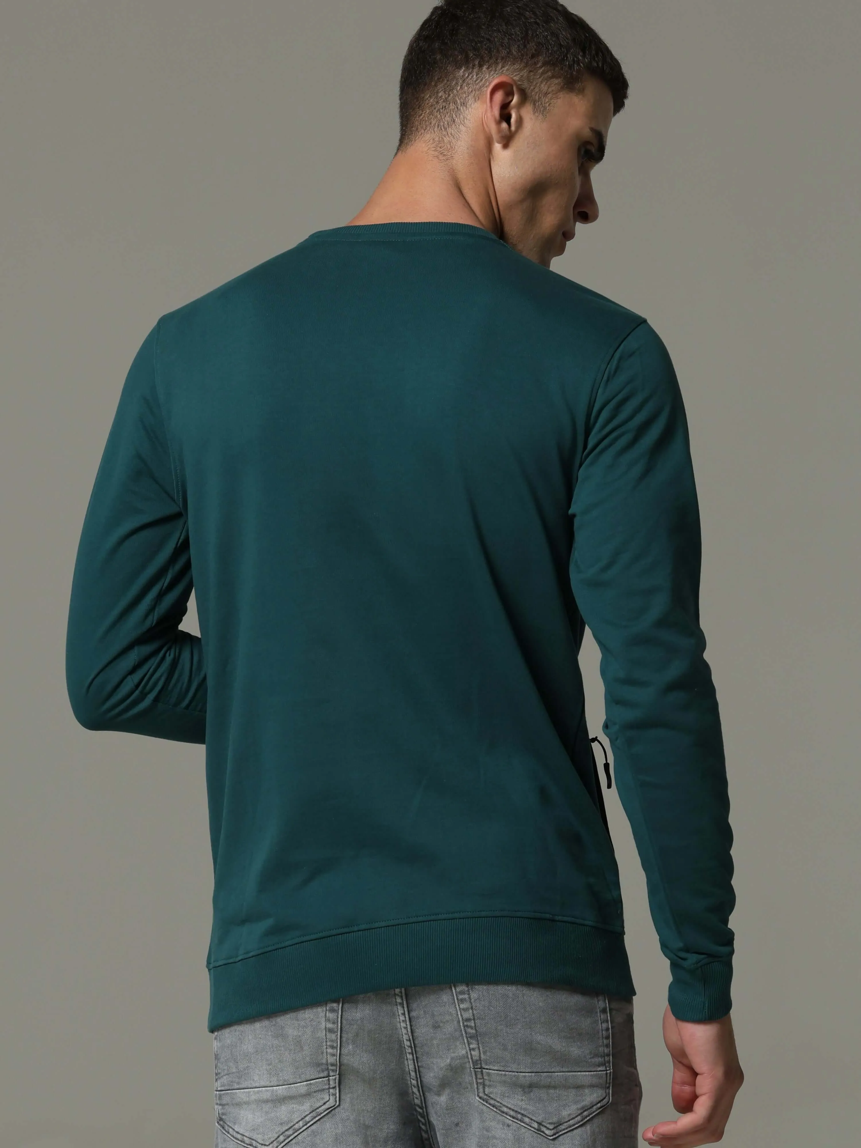 Charg Teal Sweat Shirt