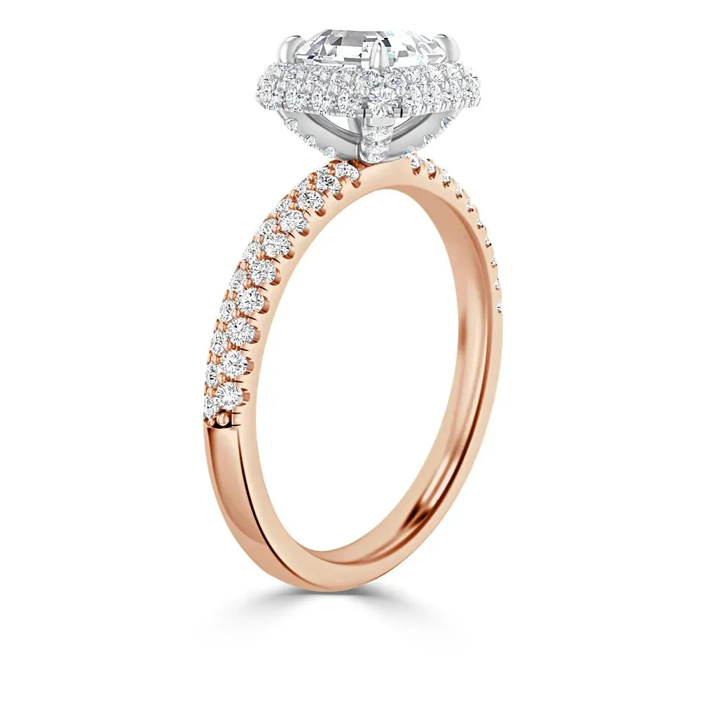 Claudia - 18ct Rose Gold - Asscher