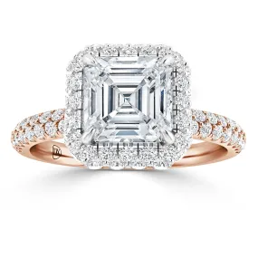 Claudia - 18ct Rose Gold - Asscher