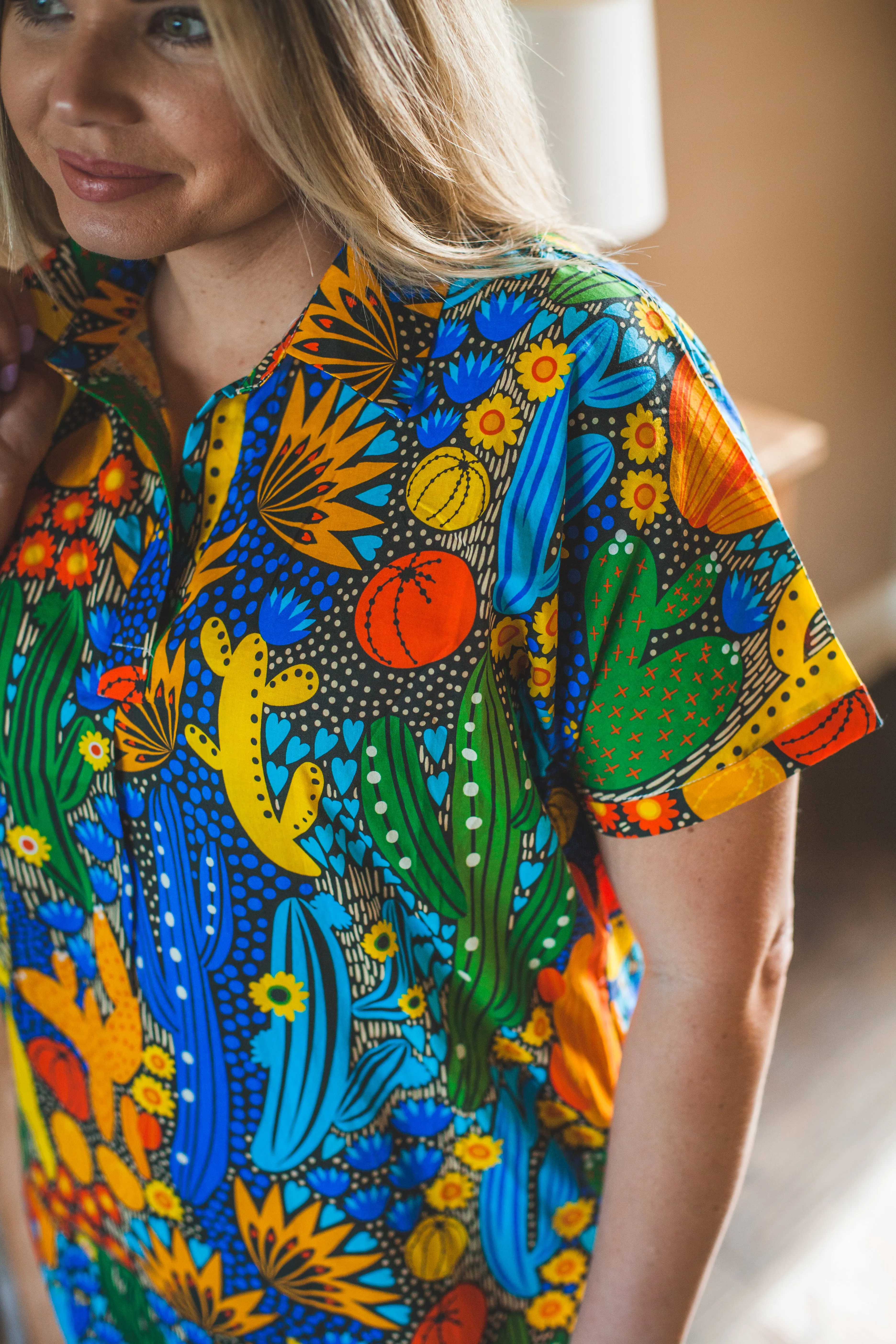 Colorful Cactus Dress