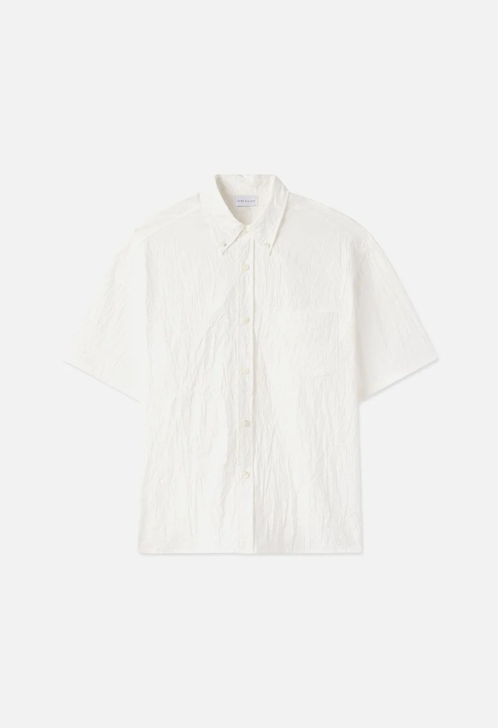 Crinkled SS Shirt / White