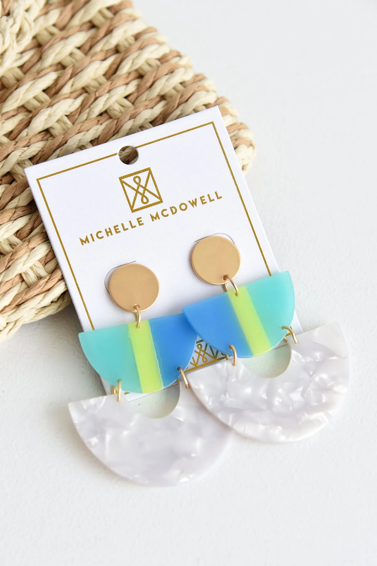 EMORIE EARRINGS -BLUE