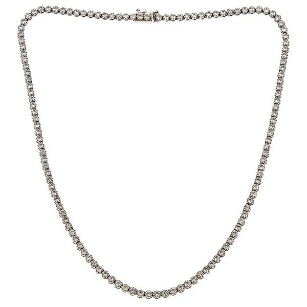 Estate Diamond Riviera Necklace