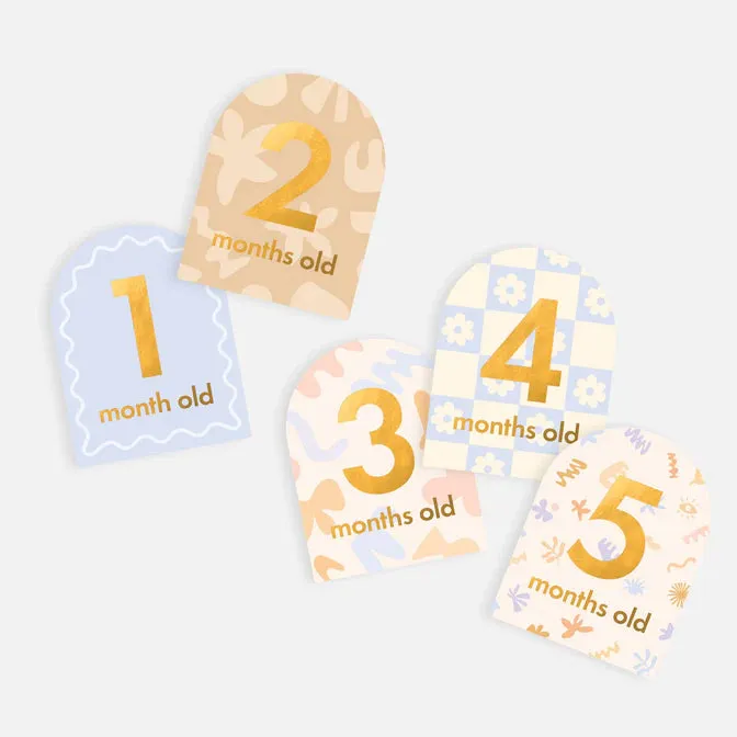 Fox & Fallow Baby Milestone Card Set HELIOS