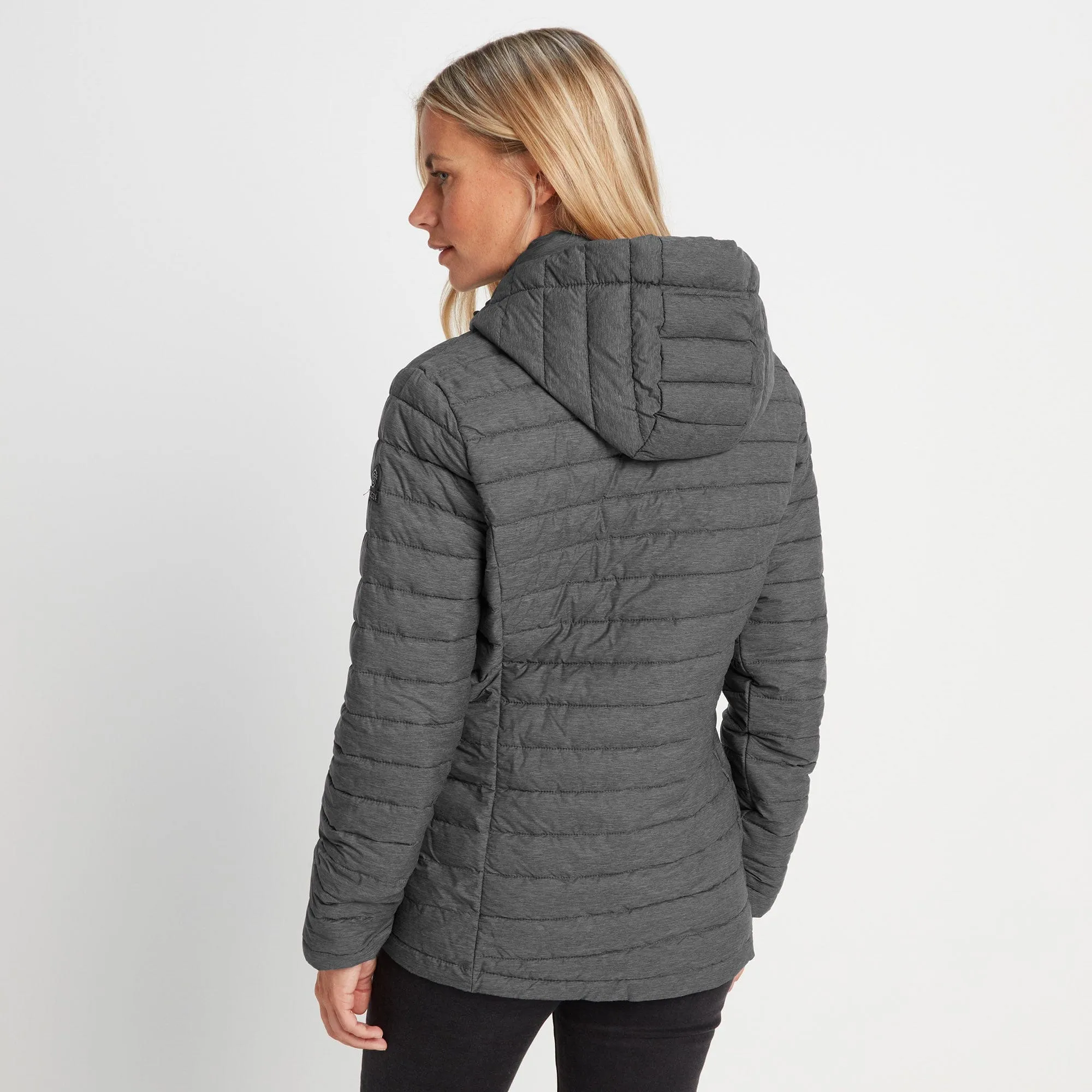 Garriston Womens Lightweight Padded Jacket - Grey Marl