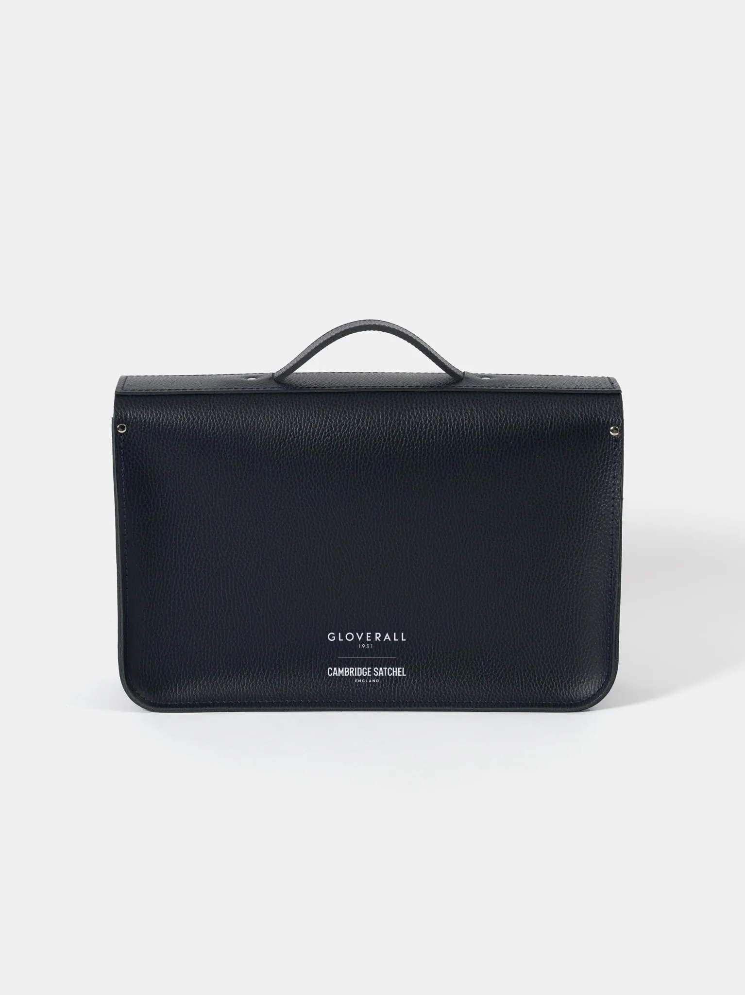 Gloverall X Cambridge Satchel 15 Inch Batchel Navy