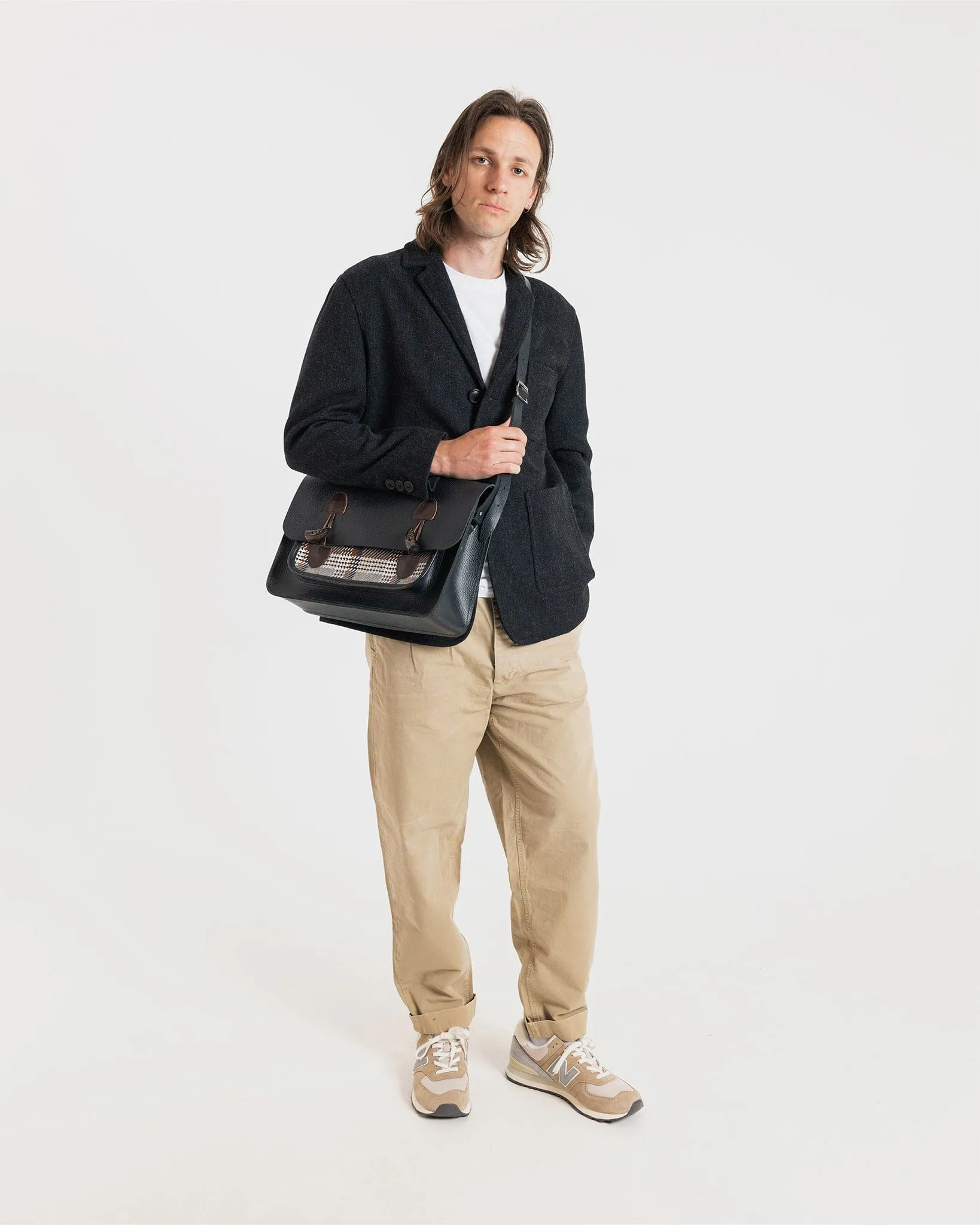 Gloverall X Cambridge Satchel Messenger Bag