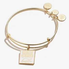 'Good Things Come to Those Who Hustle' Charm Bangle