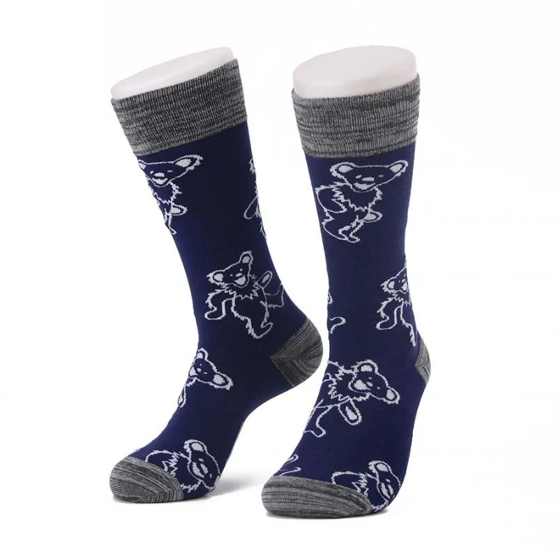 Grateful Dead | Socks | Navy Dancing Bear