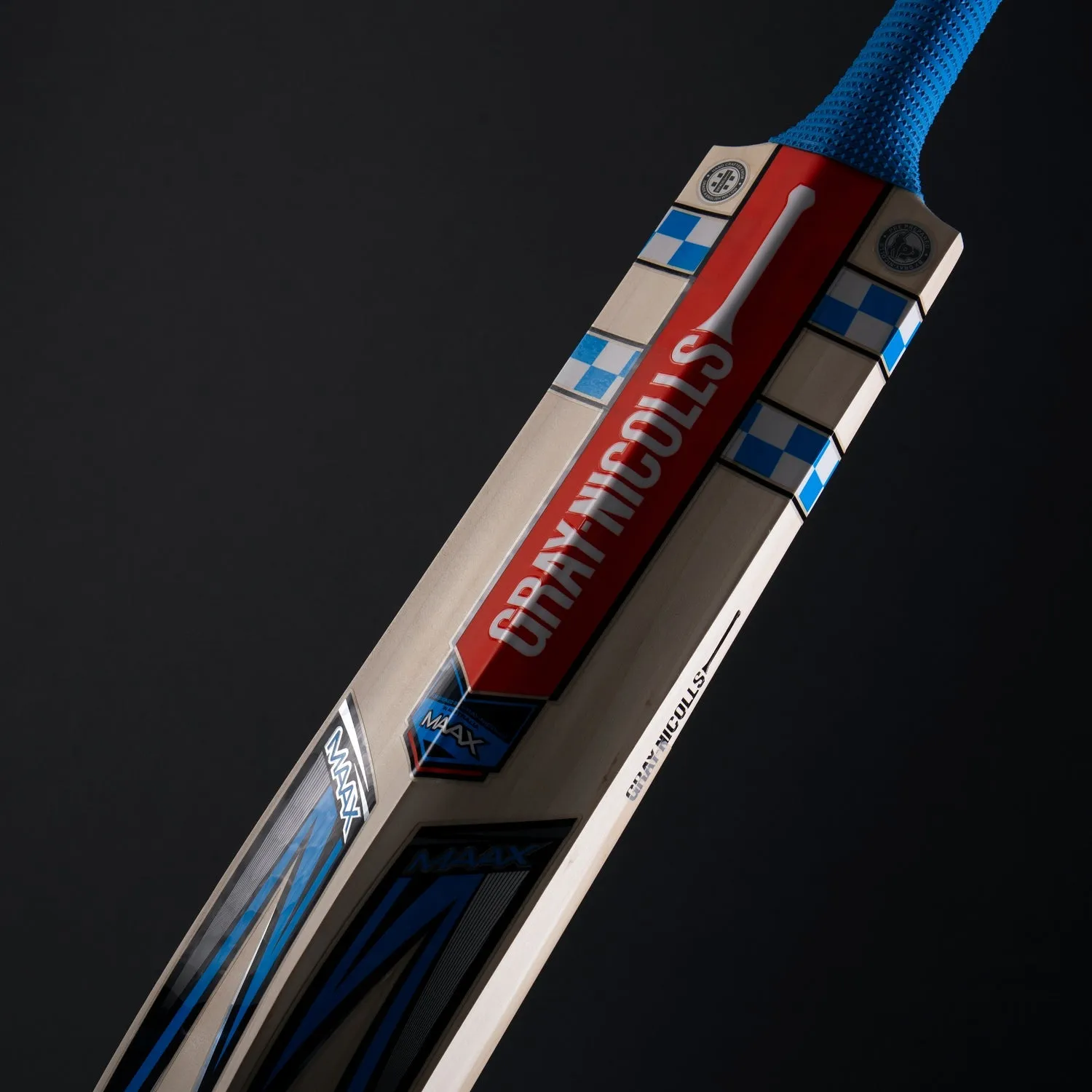 Gray Nicolls Cricket Bat, Model Blue MAAX 5 Star English Willow PP (Harrow)