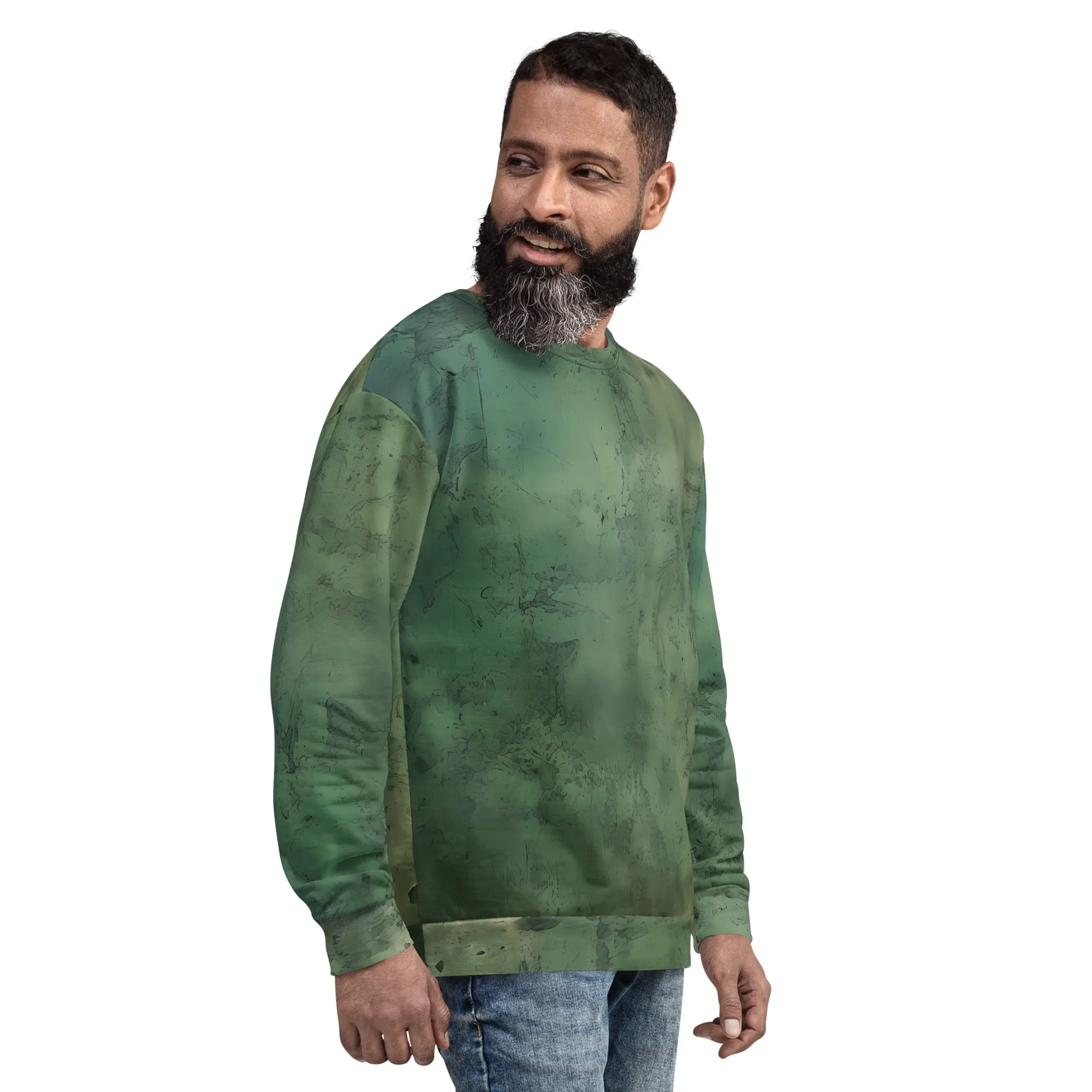 Green Sweater Men And Women / Eco Friendly Unisex Sweater