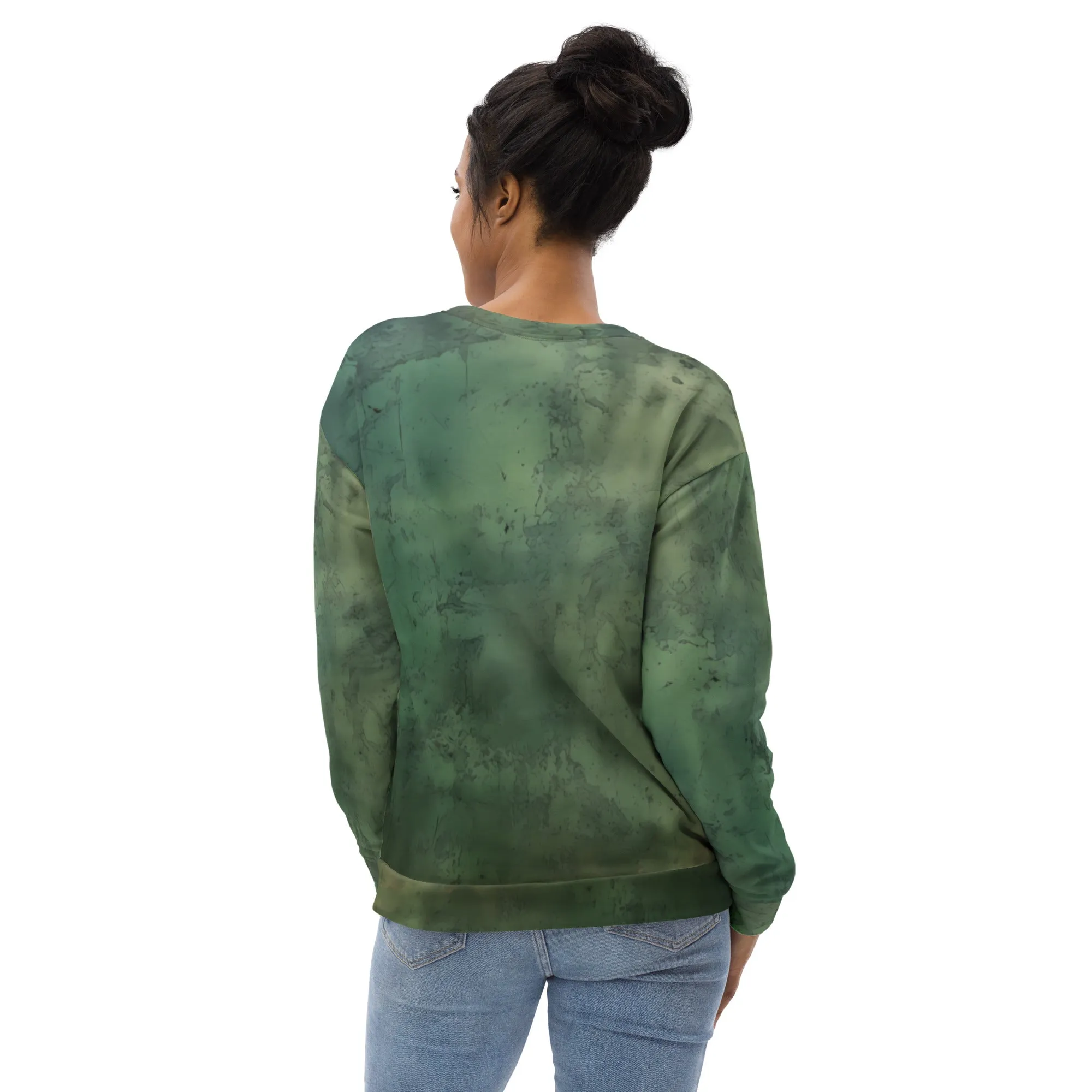 Green Sweater Men And Women / Eco Friendly Unisex Sweater