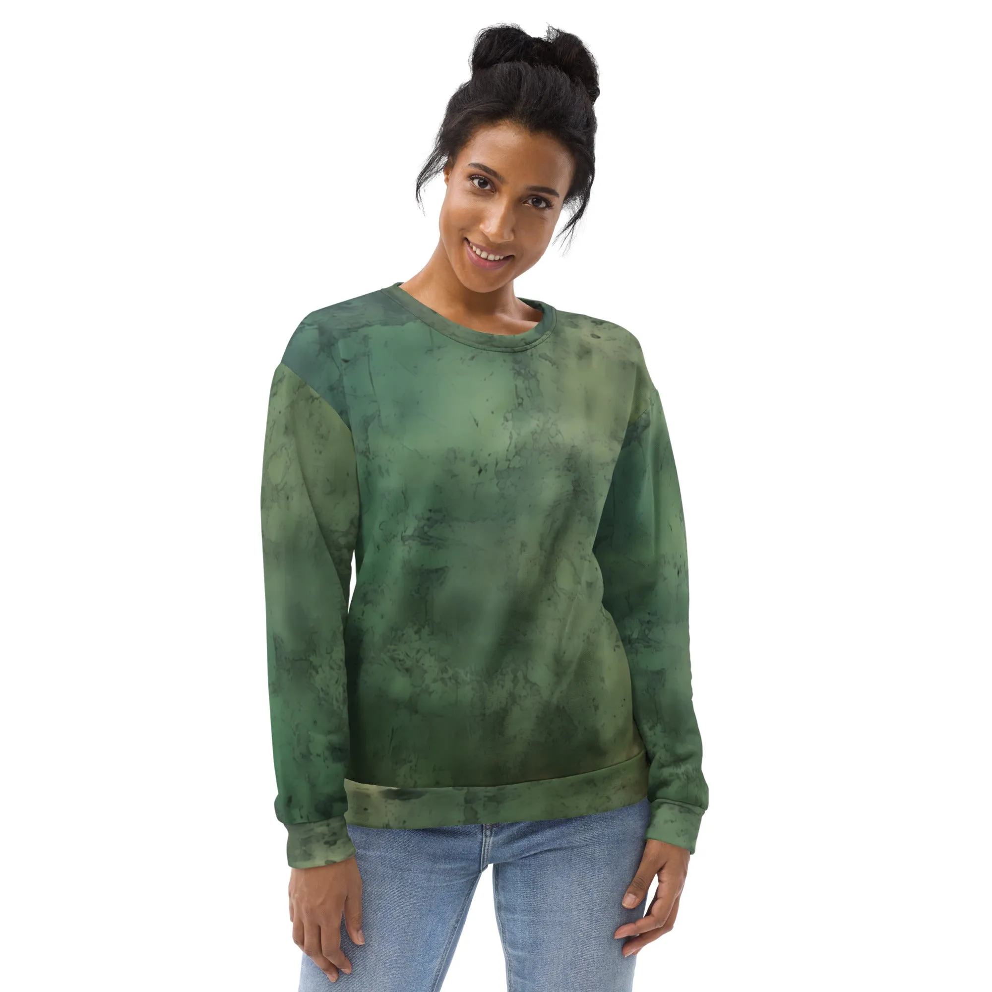 Green Sweater Men And Women / Eco Friendly Unisex Sweater