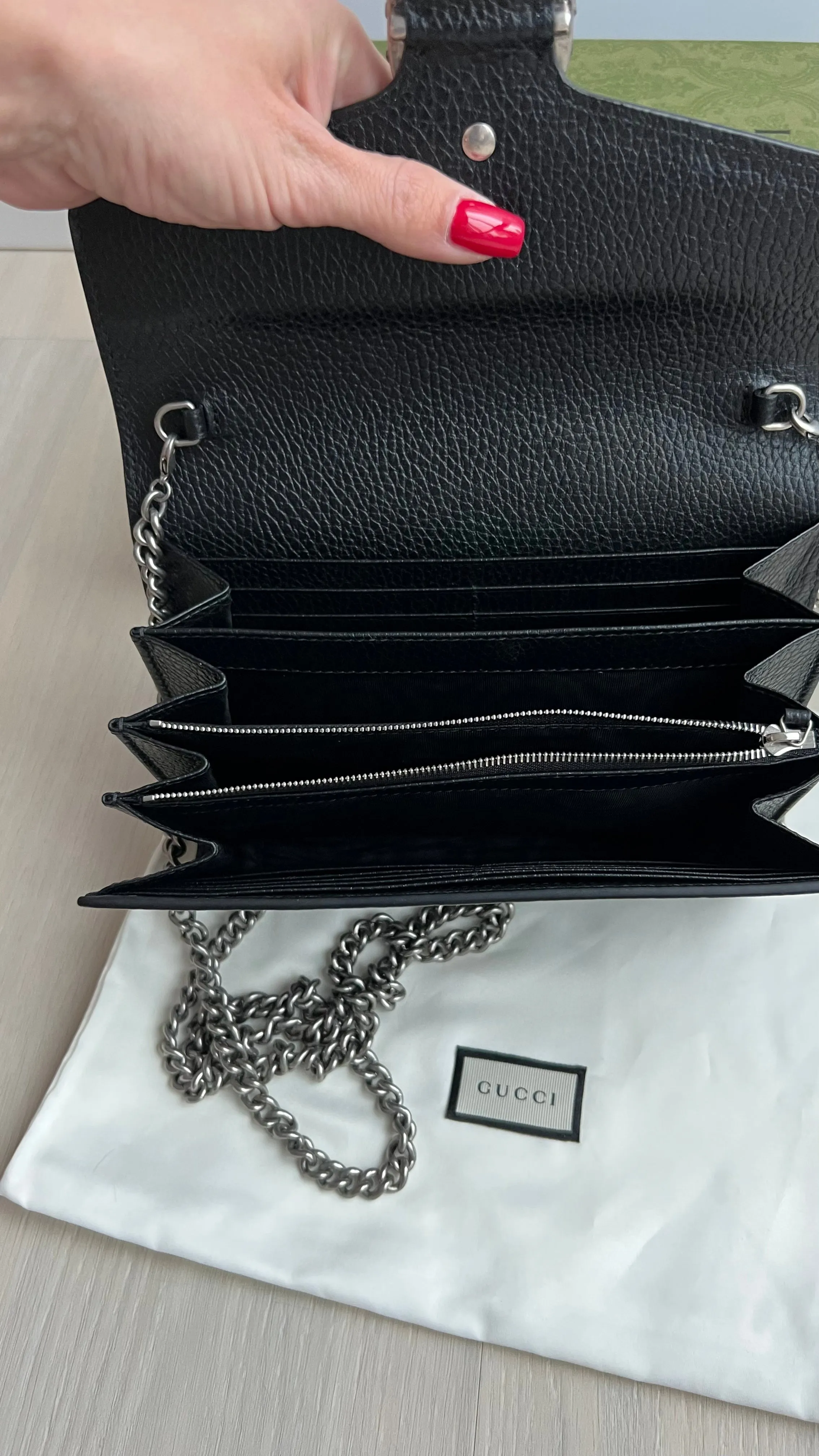 GUCCI Dionysus Mini Chain Wallet