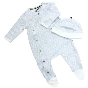 Hugo Boss Baby Sleeper & Hat Set _Pale Blue J98405-771