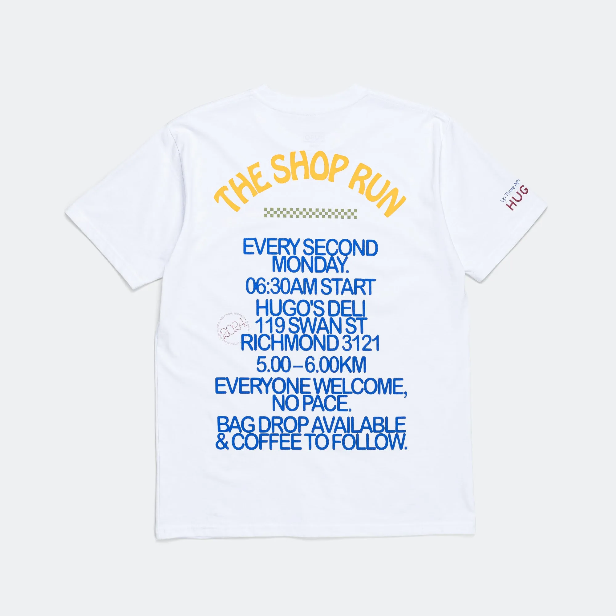 Hugo's Deli x UTA Shop Run T-Shirt - White