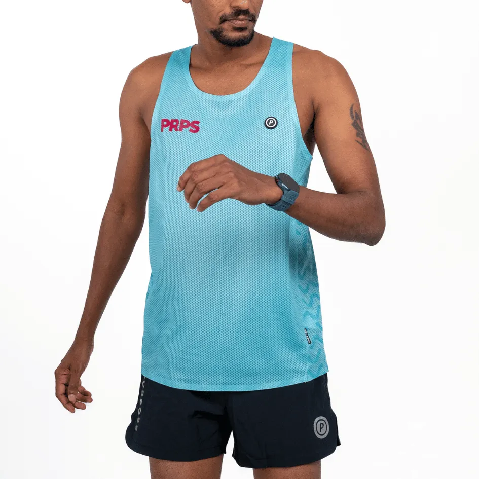 Hypermesh PRO Running Singlet (Arctic Blue)