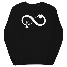 Infinity Heart and Skiing 1 - Unisex Premium Organic Sweatshirt