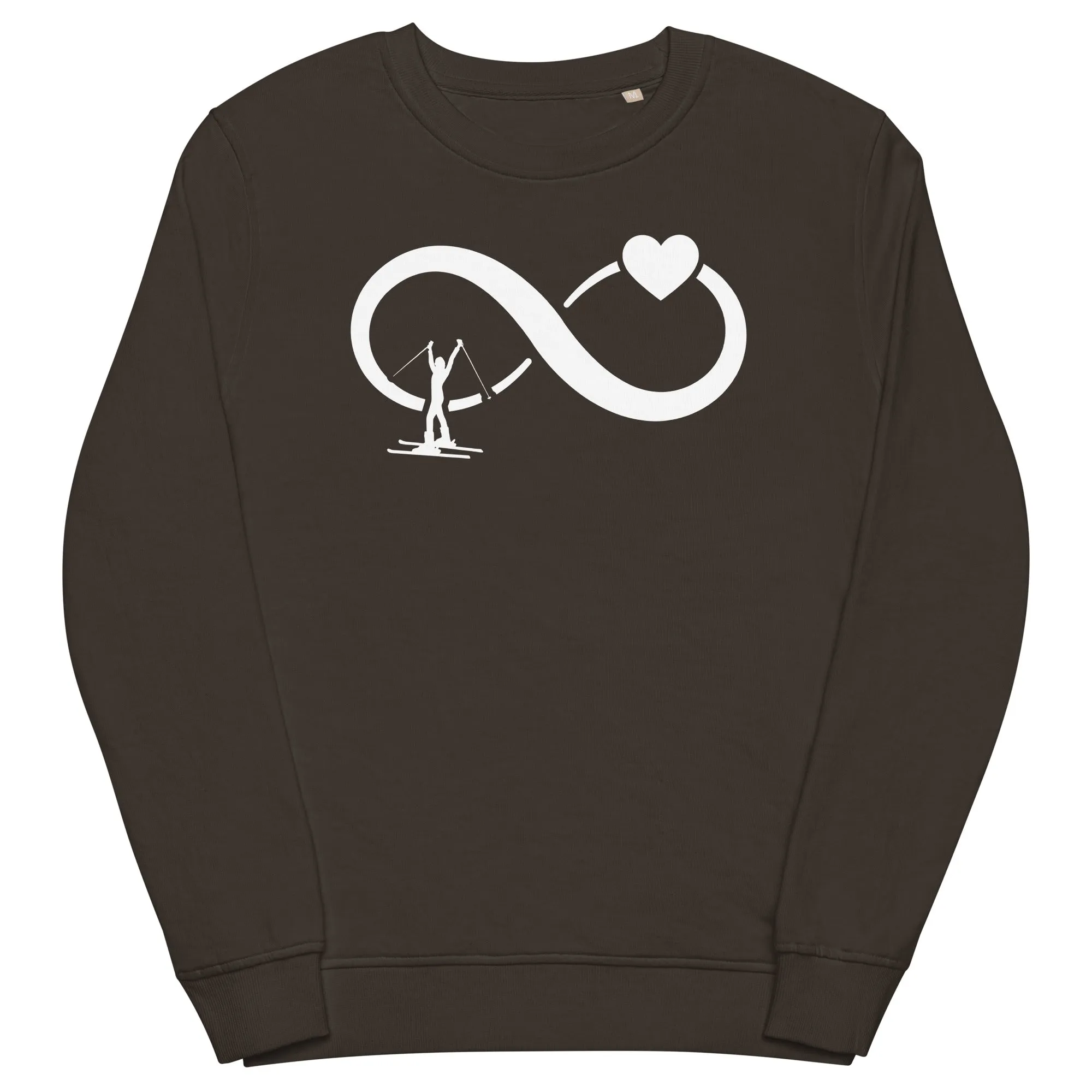 Infinity Heart and Skiing 1 - Unisex Premium Organic Sweatshirt