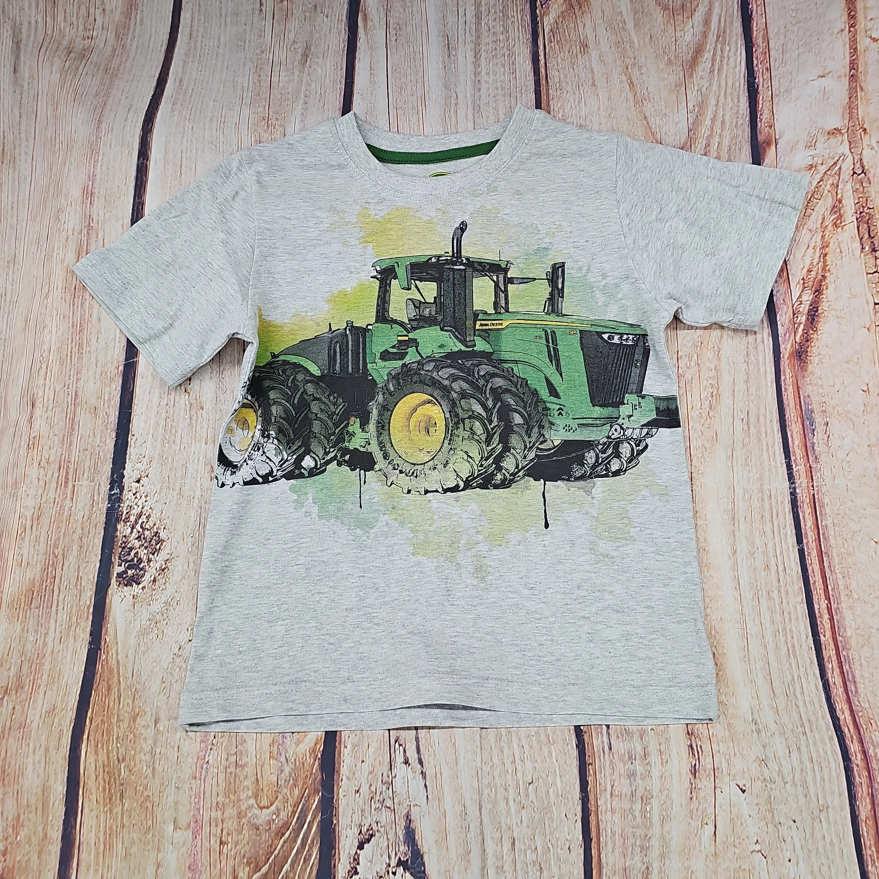 JOHN DEERE DIGTAL TRACTOR T-SHIRT JD ASH HEATHER LP85750