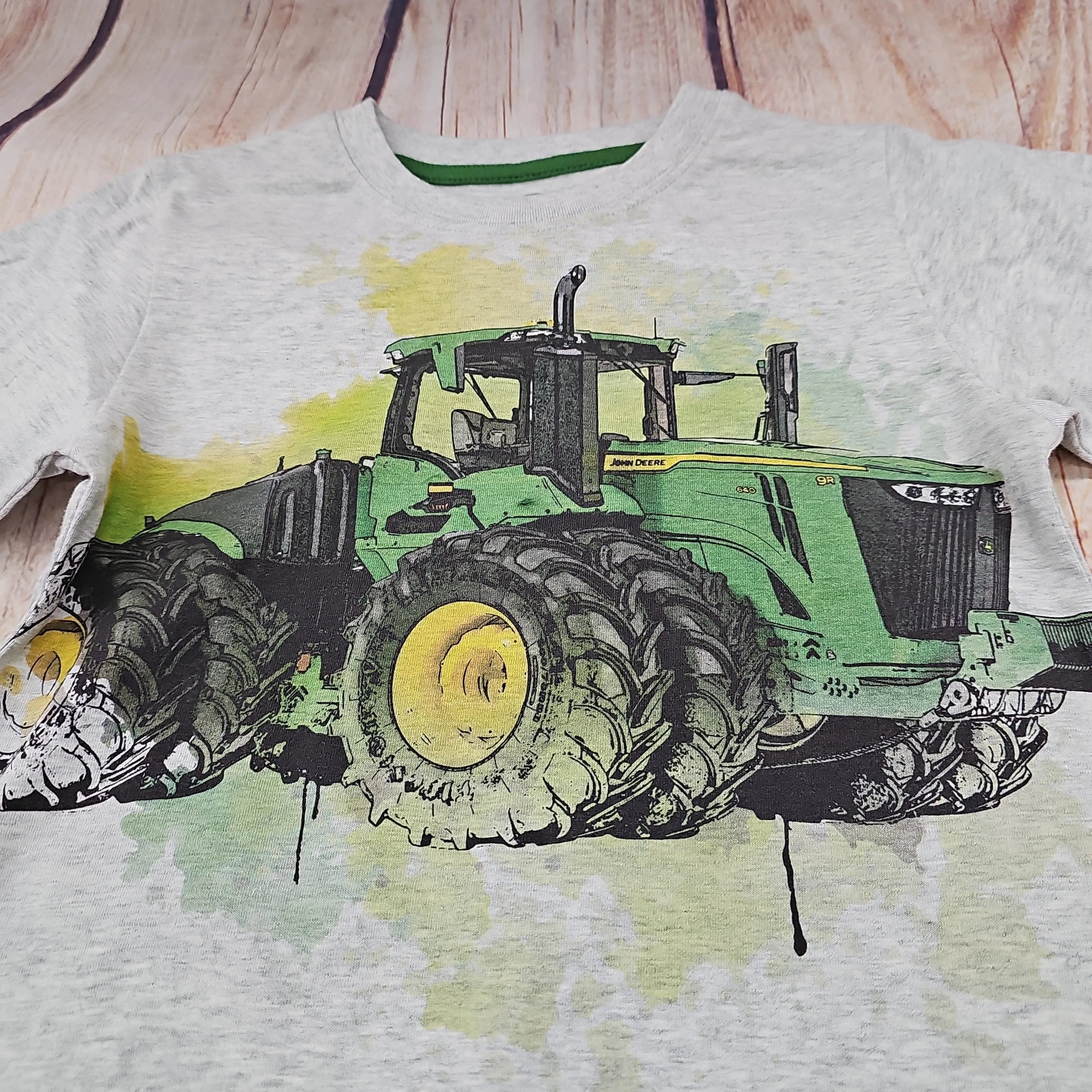 JOHN DEERE DIGTAL TRACTOR T-SHIRT JD ASH HEATHER LP85750