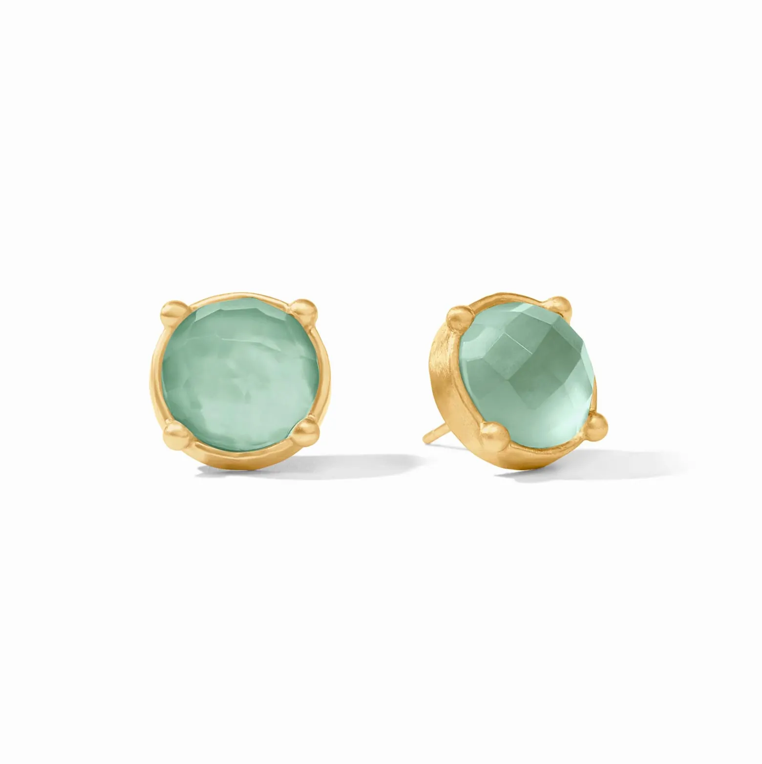 Julie Vos Honey Stud, Aquamarine Blue