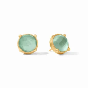 Julie Vos Honey Stud, Aquamarine Blue